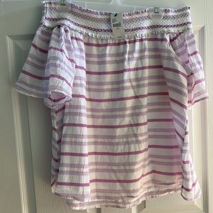 Lane Bryant off shoulder blouse